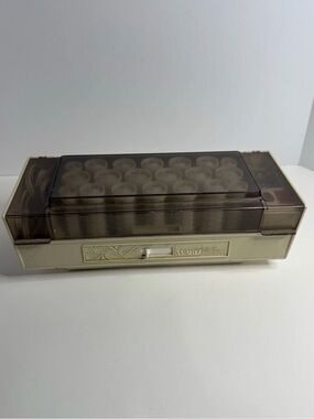 Vintage Montgomery Ward Deluxe Mist Hairsetter 20 Roller Set Tested Working